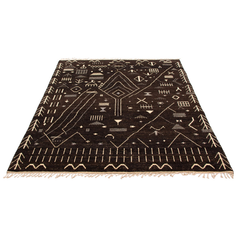 Tapis brun Pak Finest Marrakesh 8 pi 1 po x 10 pi 1 po