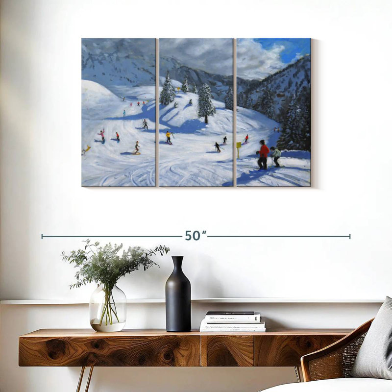 Sireci skiant à Kitzbuhel, H 24 po x l 38 po