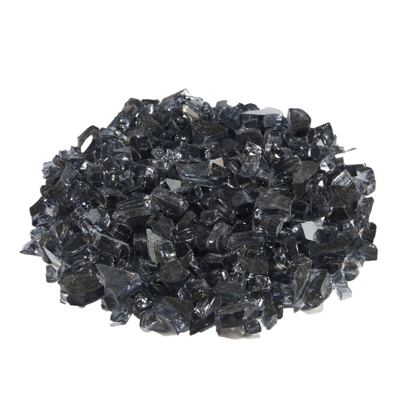 Reflective Fire Glass Filler, Gray