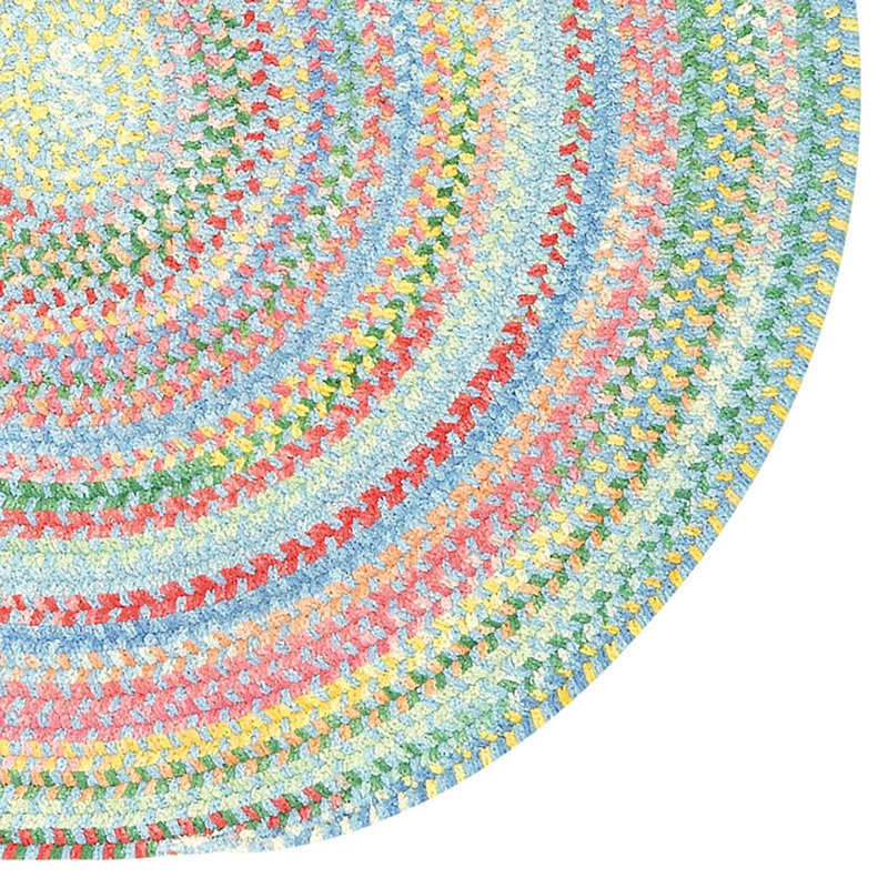 Aaru Cotton Rug, Round 5'6"