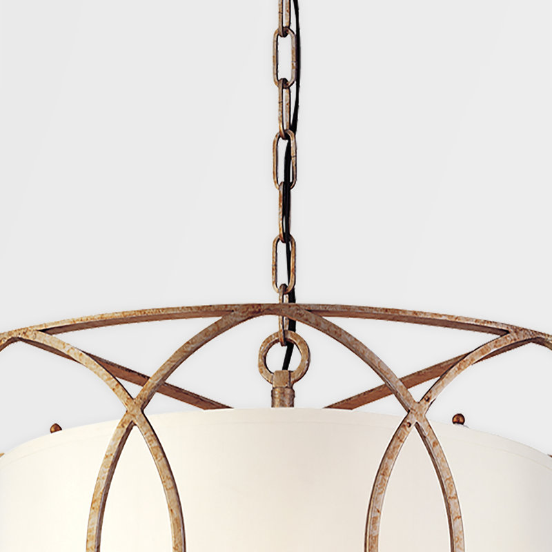 Sausalito 5 Light Foyer Pendant, Silver Gold