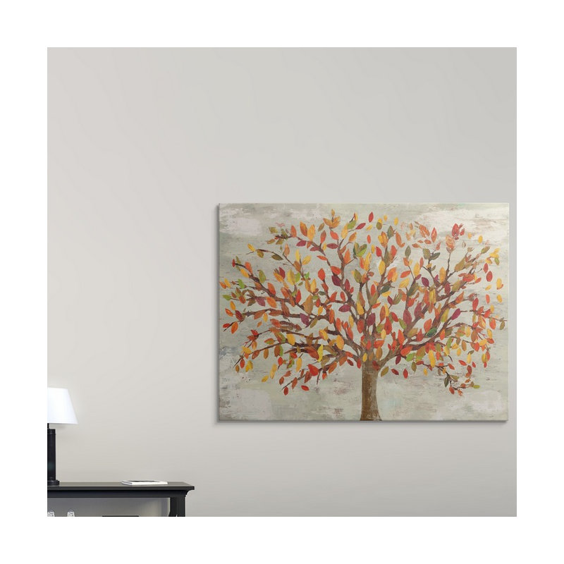 Barkot Carty «Fall Foliage», reproduction d'art par Anife, H 12 po x l 16 po x P 1,5 po, Toile