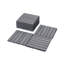 Carreaux de terrasse entrelacés à motif rayé-116437095