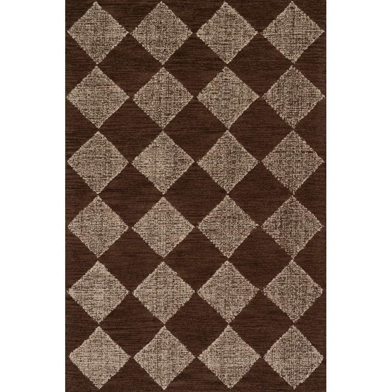 Tapis touffeté à niveaux Nivora, Rectangle de 5 pi x 8 pi, Brun