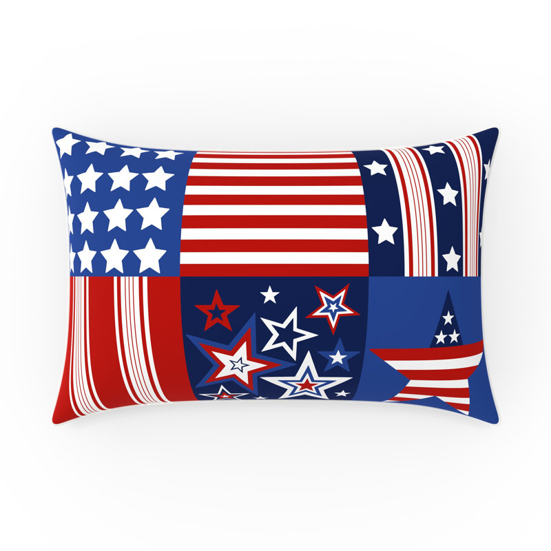 Outdoor Reversible Throw Pillow