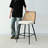 Upholstered 26.5" Rattan Counter Stool