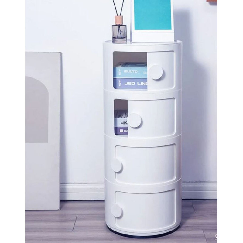 Rangement en plastique Castle, Blanc