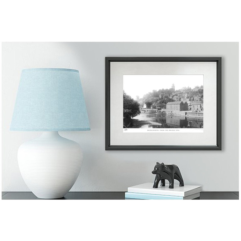 Bridgnorth, From The Bridge 1896 by Francis Frith - Single Picture Frame Print, 40cm H x 50cm W x 2.3cm D