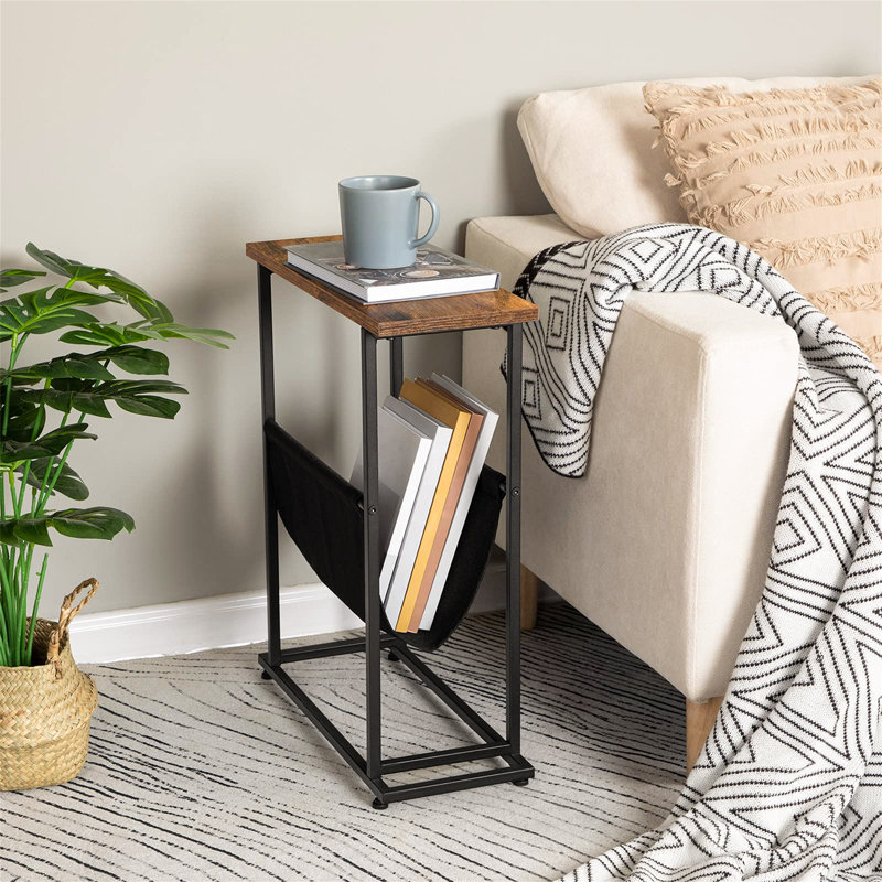 Cannan 45cm W Iron Bedside Table