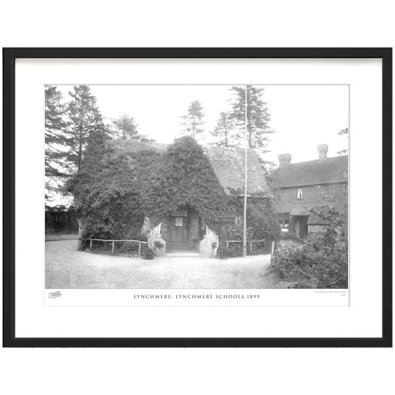 Lynchmere, Lynchmere Schools 1899 by Francis Frith - Single Picture Frame Print, 28cm H x 36cm W x 2.3cm D
