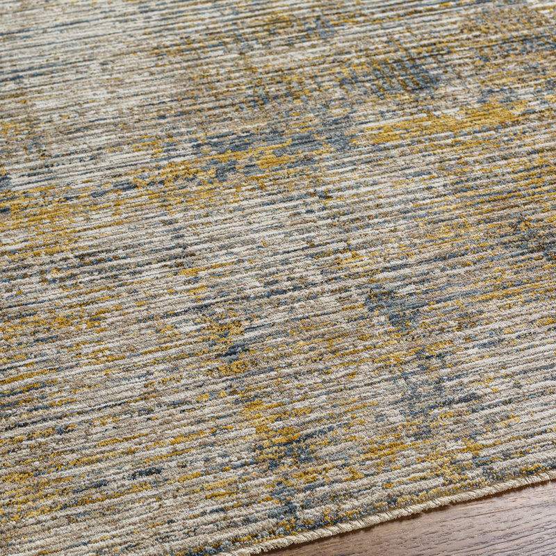 Reggie-Ray Abstract Indoor Rug, Round 7'10"