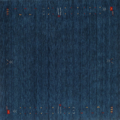Tapis de zone violet/rouge contemporain