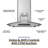 Jeremy Cass LLC 30" Stainless Steel Ducted (Vented) Wall Wi-Fi Enabled Range Hood with Mesh Filter