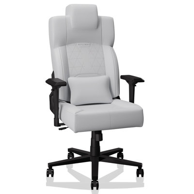 Chaise de bureau ergonomique BestOffice pour PC Gaming, avec soutien lombaire, accoudoirs relevables, appuie-tête, revêtement en cuir PU et dossier haut, idéale pour les adultes.