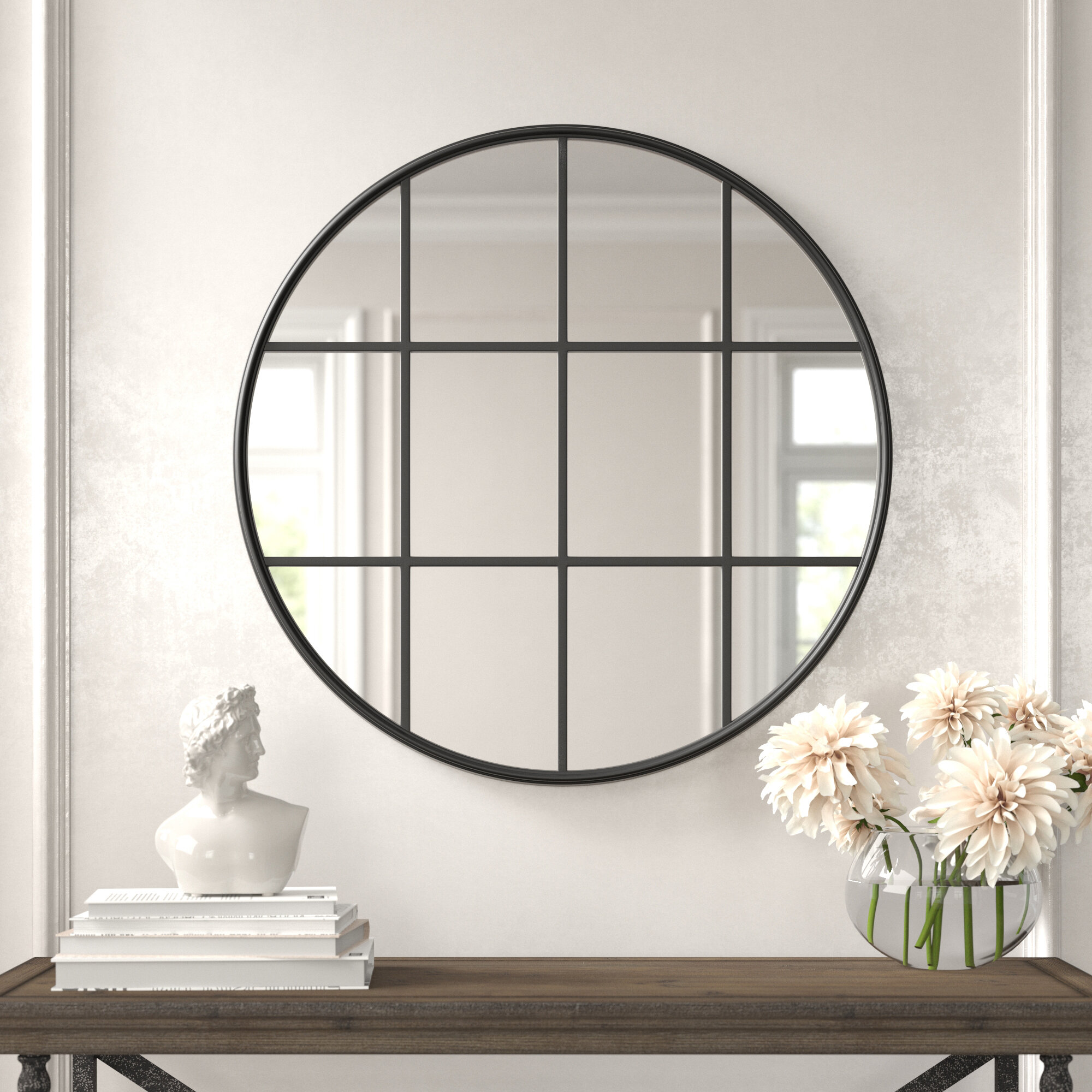 Wade Logan® Aziana Metal Round Wall Mirror & Reviews