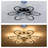 25in Modern Flower LED Ceiling Fan Light