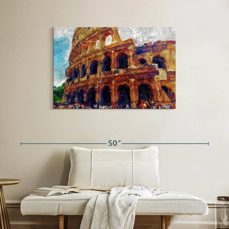 Nicci Rome Colosseum, 26" H x 39" W