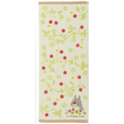 Totoro SoftTouch Face Towel - 34x80cm Greedy Strawberry Design