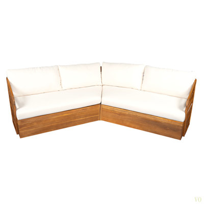 Royal Acacia Patio V Sofa Setctional Set