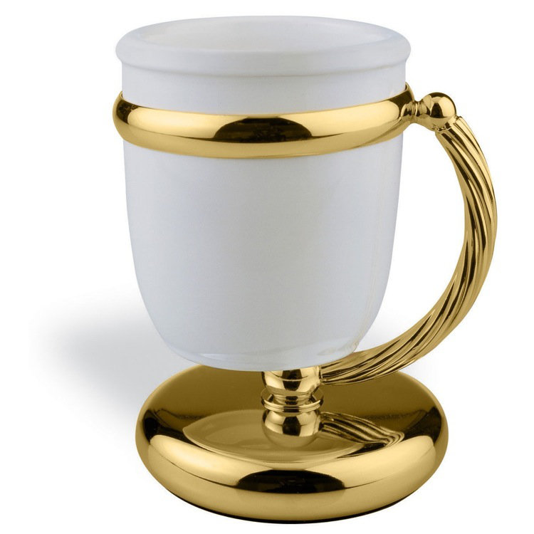 Verre Giunone et porte-verre, Chrome