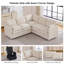 Canapé modulaire surdimensionné surdimensionné avec rangement caché, forme de L-131450158-131450166