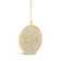 Crystamas Disci Medallion Holiday Shaped Ornament 