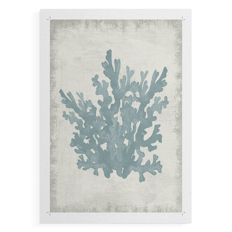 Coral Oasis I - Impression sur toile seulement - NON CADRE, H 36 po x l 24 po