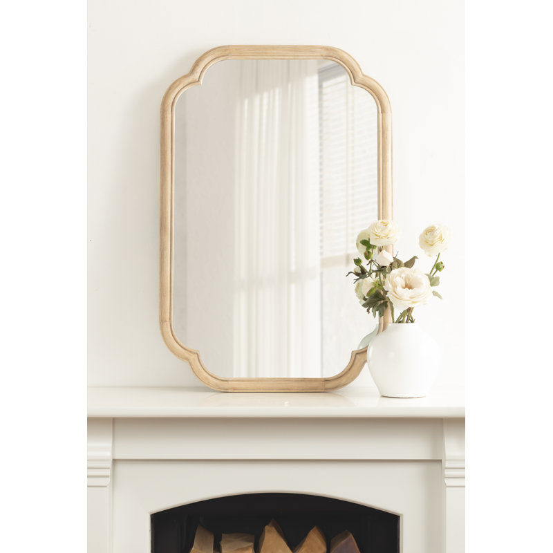 Miroir de salle de bain Glenby, Beige