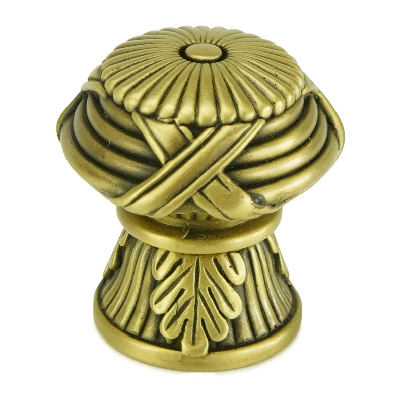 HYDE PARK KNOB; BURNISH BRASS