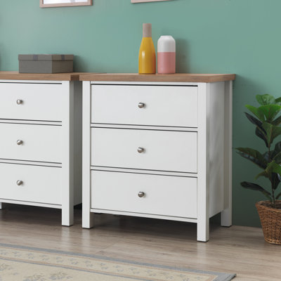 Foote 70 cm W Chest of 3 Drawers