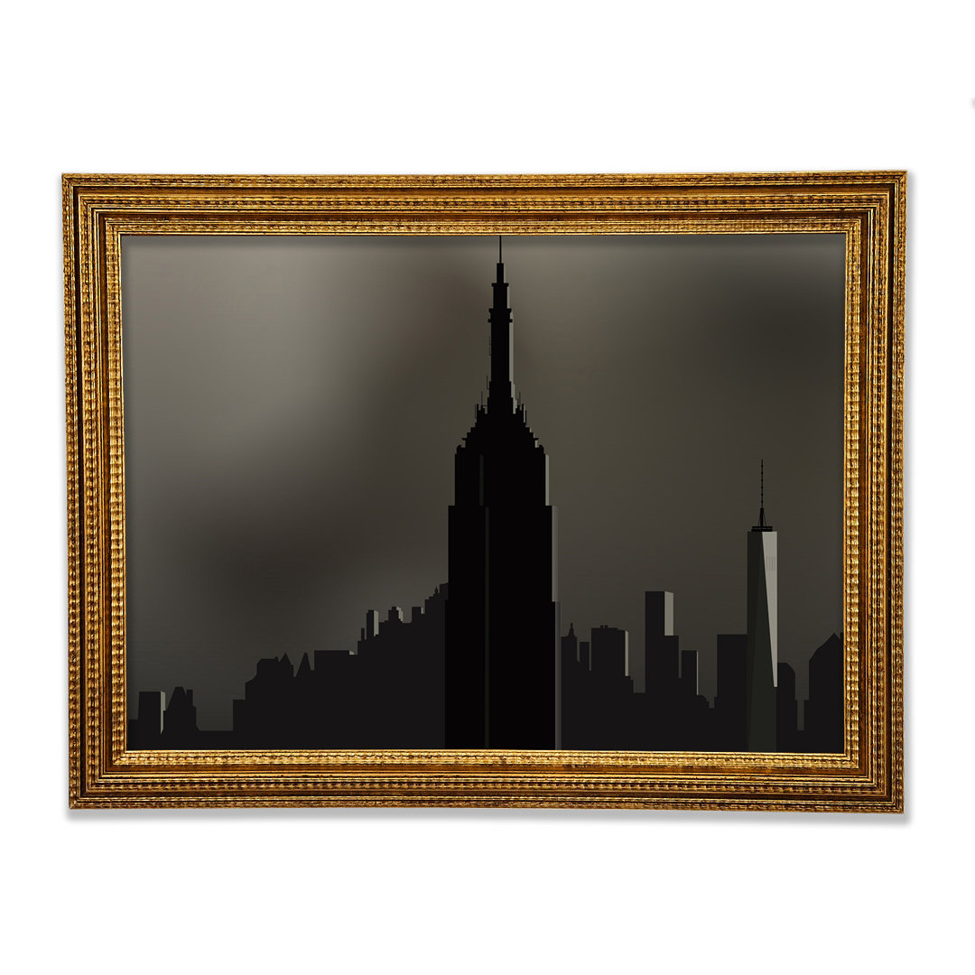 Kunstdruck Empire State Building Illustration