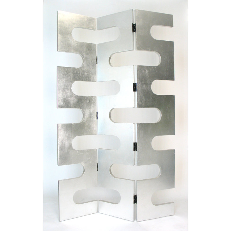 Americus 48'' W x 78'' H 3 - Panel Folding Room Divider