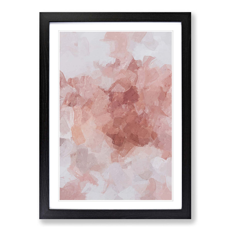 Trusted Light in Abstract - Picture Frame Graphic Art Print, Black, 50cm H x 35cm W x 2cm D