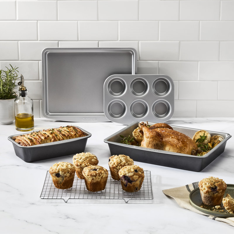 5-Piece Stackable Ceramic Nonstick Bakeware