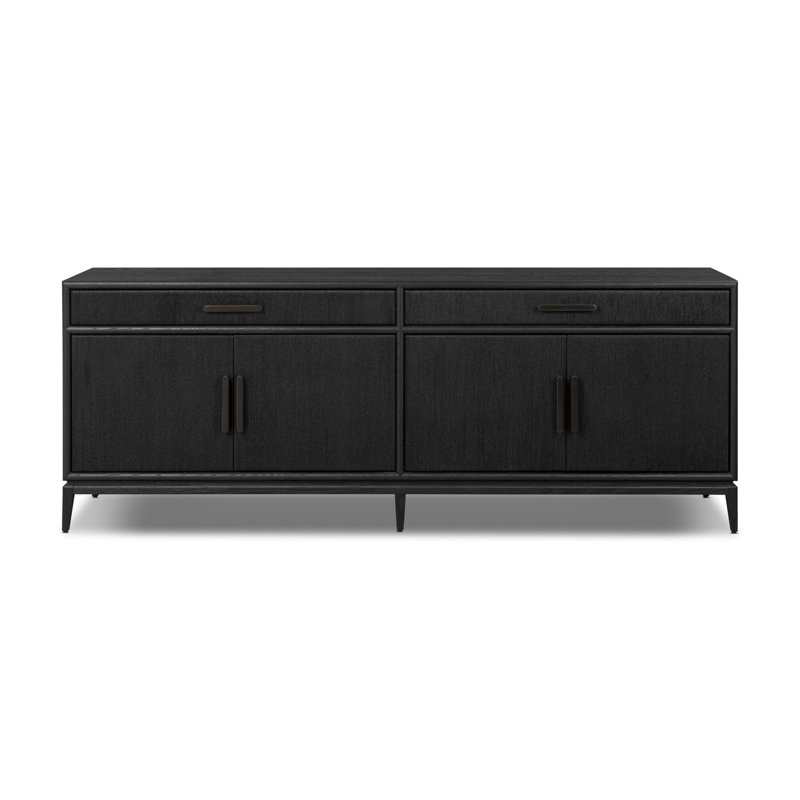 Buffet Jake - Placage de chêne, Noir
