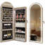 Wall Mounted Jewellery Armoire with Mirror  -2097277735