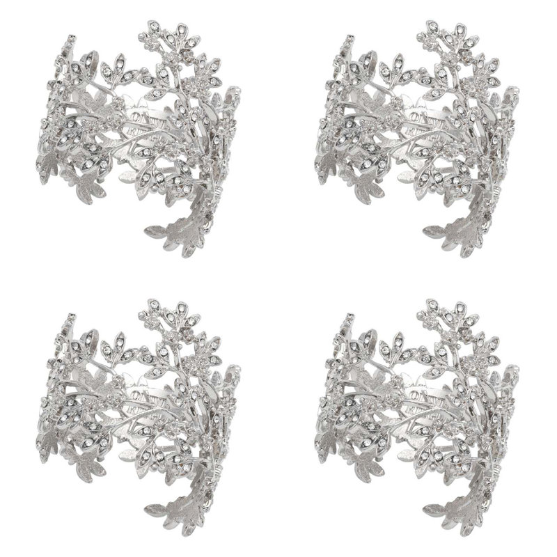 Isadora Napkin Ring, Silver