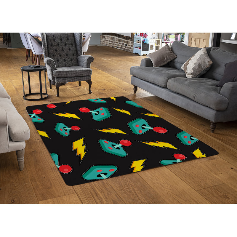 Mabrey Shag Area Rug, Rectangle 60 x 110cm