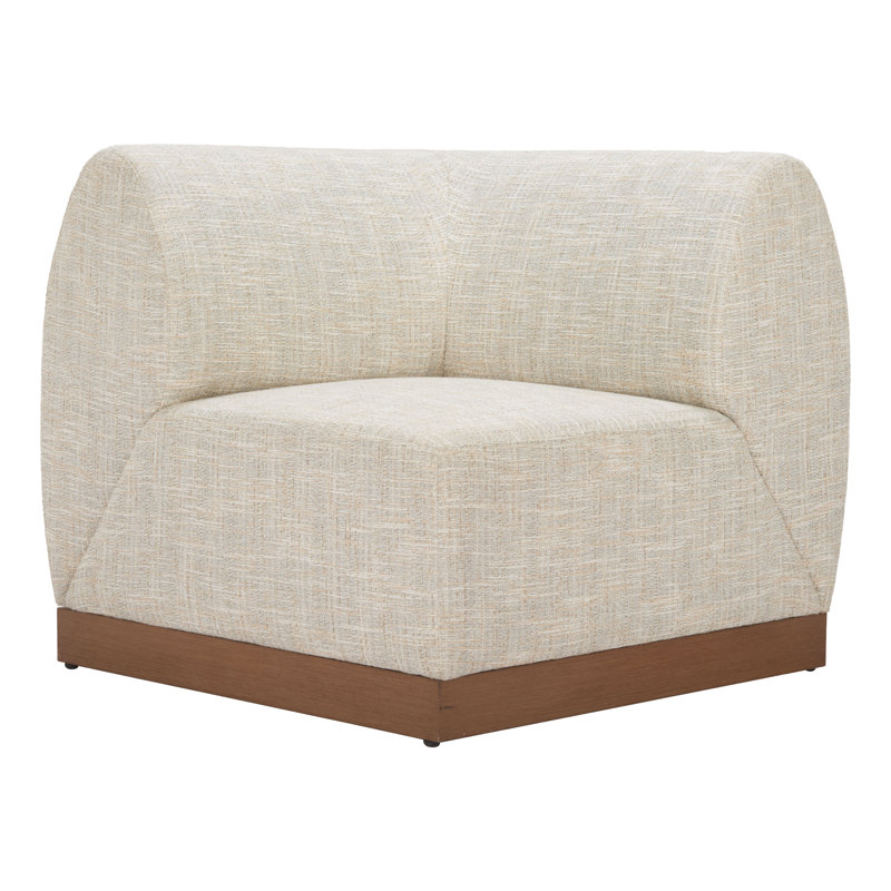 Chaise d'angle Christy beige