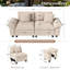 2 Seater Chenille Sofa & Chaise-249380780