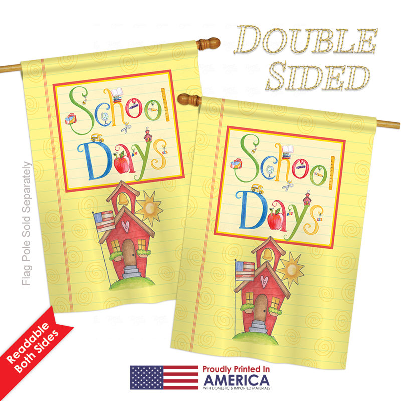 Double Sided Polyester Garden Flag, 18.5" H x 13" W