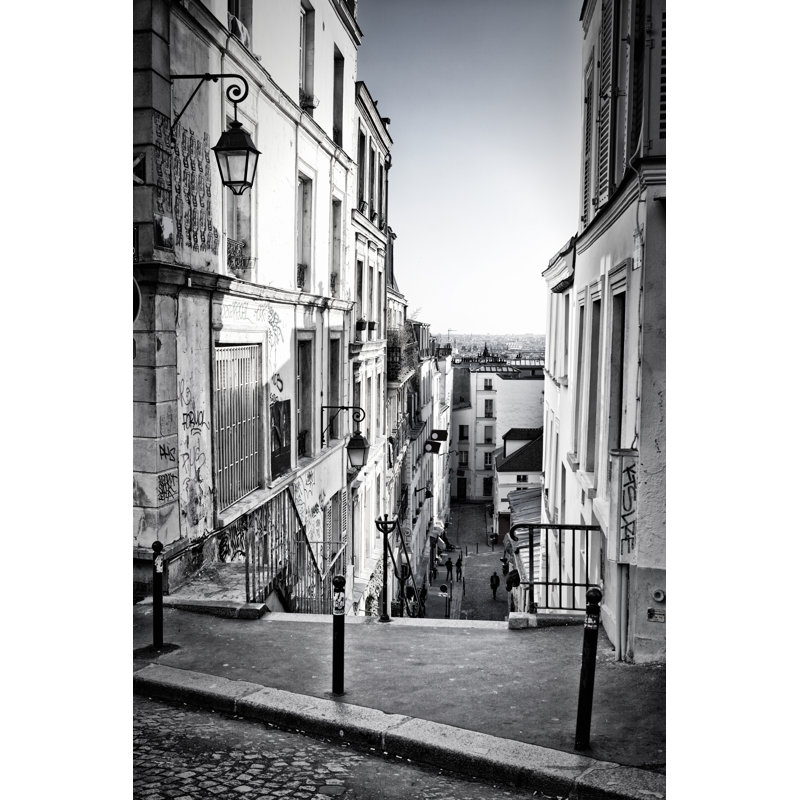 «Elviria Paris Skyline From Montmartre» sur toile, photographie d'Ivanbastien, H 18 po x l 12 po