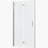 1/4" Tempered Glass Shower Door - Universal Pivot, 1 3/8" Adjustable, 36000 Times Inspected For Amazing Pivot And Leak, , Aluminium Alloy With Adjustment, Tested, Leak Function, Smooth