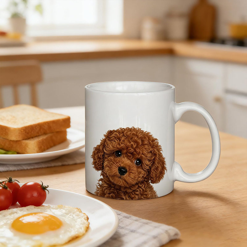 Cute Poodle Mug 11 0unce