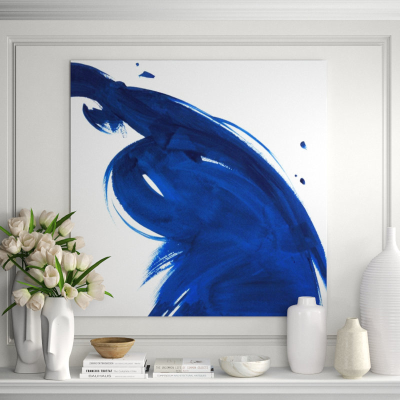 «Color Rush IV» par Janice Sadler - impression, H 47 po x l 47 po, Couche de verre