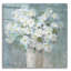 Art mural en verre 12 po x 12 po «Daisies All Day Light» par Danhui Nai-111167717