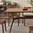 Simple natural solid wood dining table-103440255