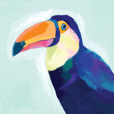 Toucan - Wrapped Canvas Painting