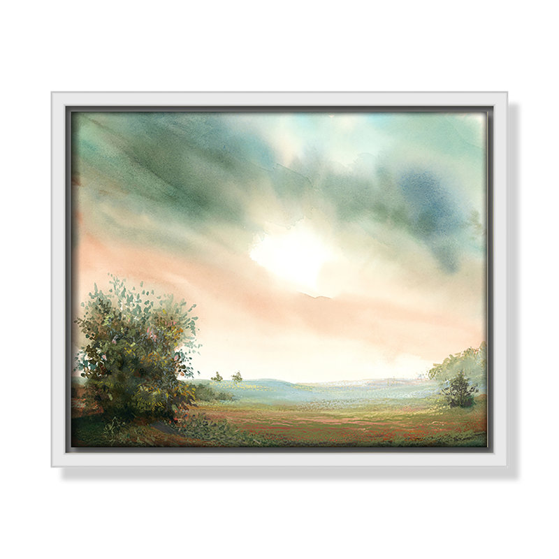 Edge Print by Dena Ann Adams, 9.5" H x 11.5" W, White