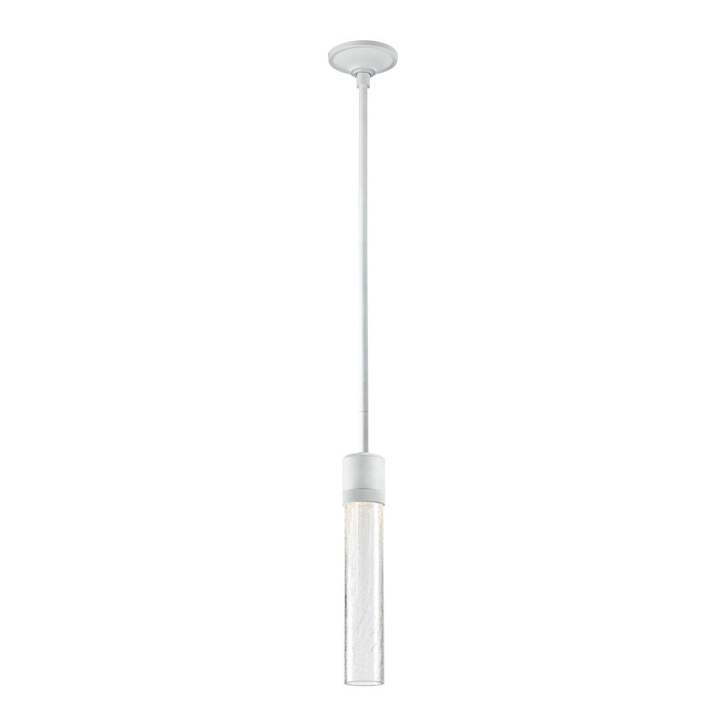 Zigrina Pendant, 65.13" H x 2.75" W x 2.75" D, Matte White